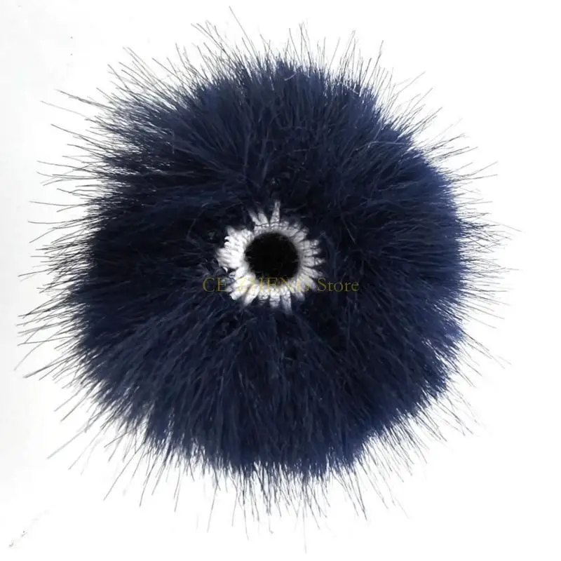 Lavalier 마이크 용 E56B 전문 풍력 화면 커버, 교체 칼라 마이크 앞 유리 머프 모피 마이크 액세서리