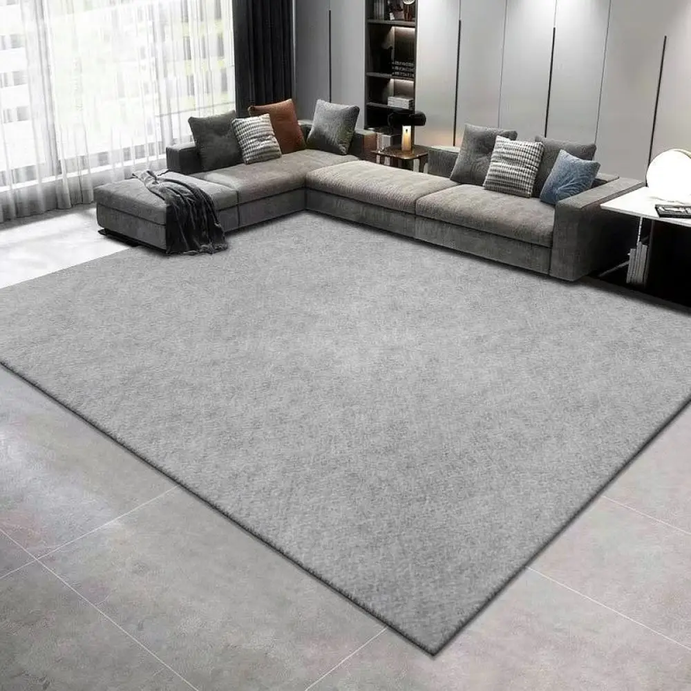 Nordic Style Floor Rug Crystal Velvet Carpet Modern Minimalist Soft Mat Non Slip Living Room Bedroom Bedside Rug