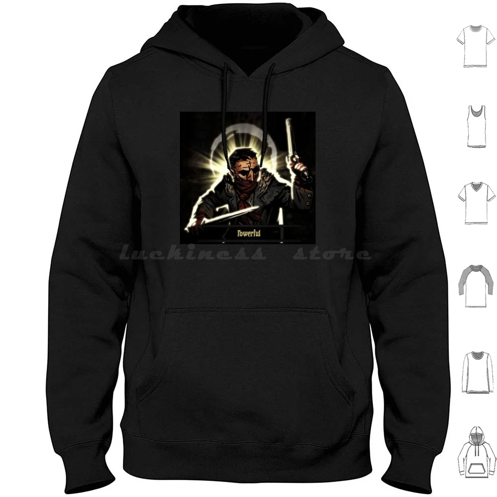 Highwayman's Resolve Hoodie Cotton Long Sleeve Darkest Darkest Highwayman Bandido Resolve Powerful Gaming Steam Dark