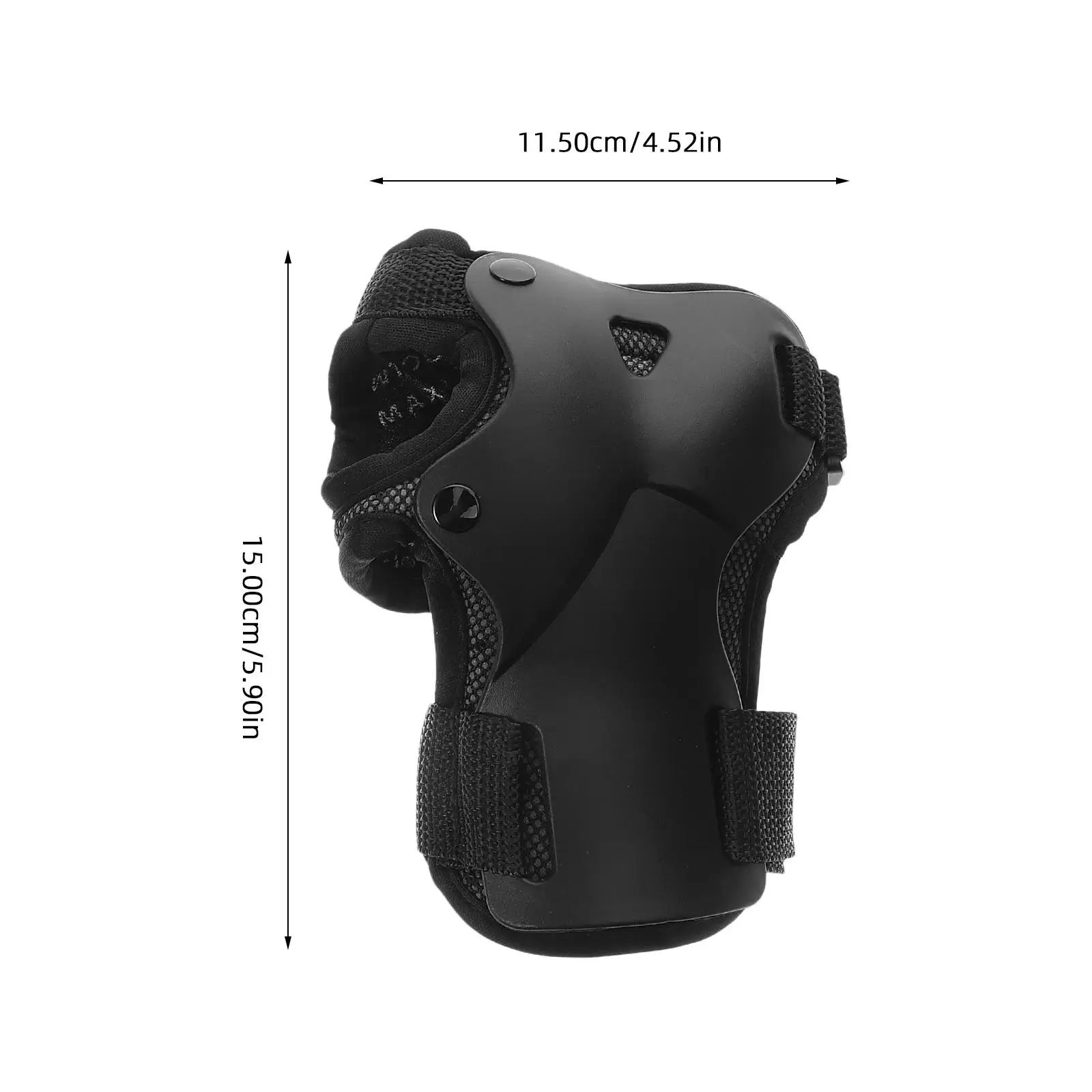 

Hand Guards Wrist Protectors for Skating Skiing Snowboarding Adult Kids Black Pads Sports Protective Gear M Size