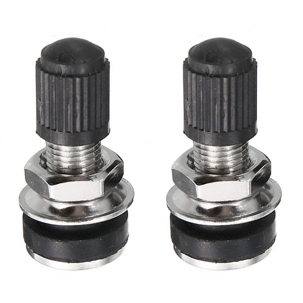 Durable Valve Gas Nozzle 2pcs/set Accessories Bolt In Stem Compressed Copper Valve Replacement Tubeless Bicycle