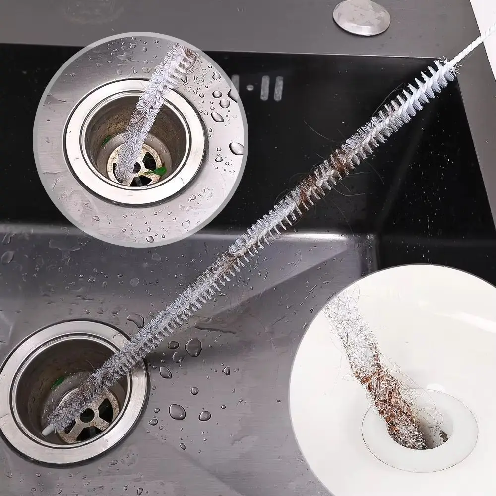 Universal Rolling Washing Machine Brush Decontamination Long Handle Dryer Duct Brush 360° Rotation Inner Barrel Crevice Brushes