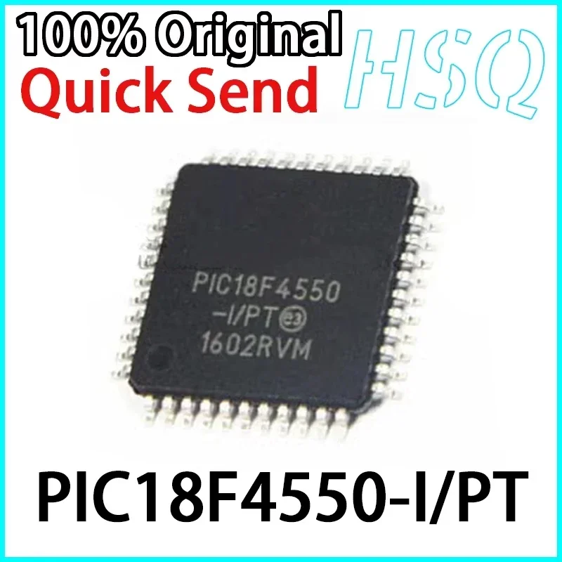 

New Original PIC18F4550-I/PT PIC18F4550 Embedded Microcontroller TQFP44 Packaged MCU Chip in Stock 1PCS