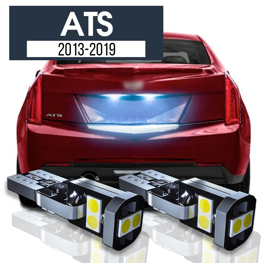 

2pcs LED License Plate Light Lamp Canbus Accessories For Cadillac ATS 2013 2014 2015 2016 2017 2018 2019