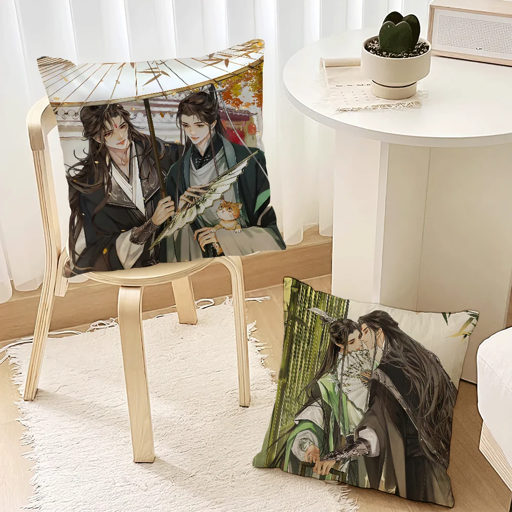 The Scum Villains Self-Saving System BL Novel cushion For Bedroom Car Coffee Shop Room and Living Room Sofa Decorative Pillow Co