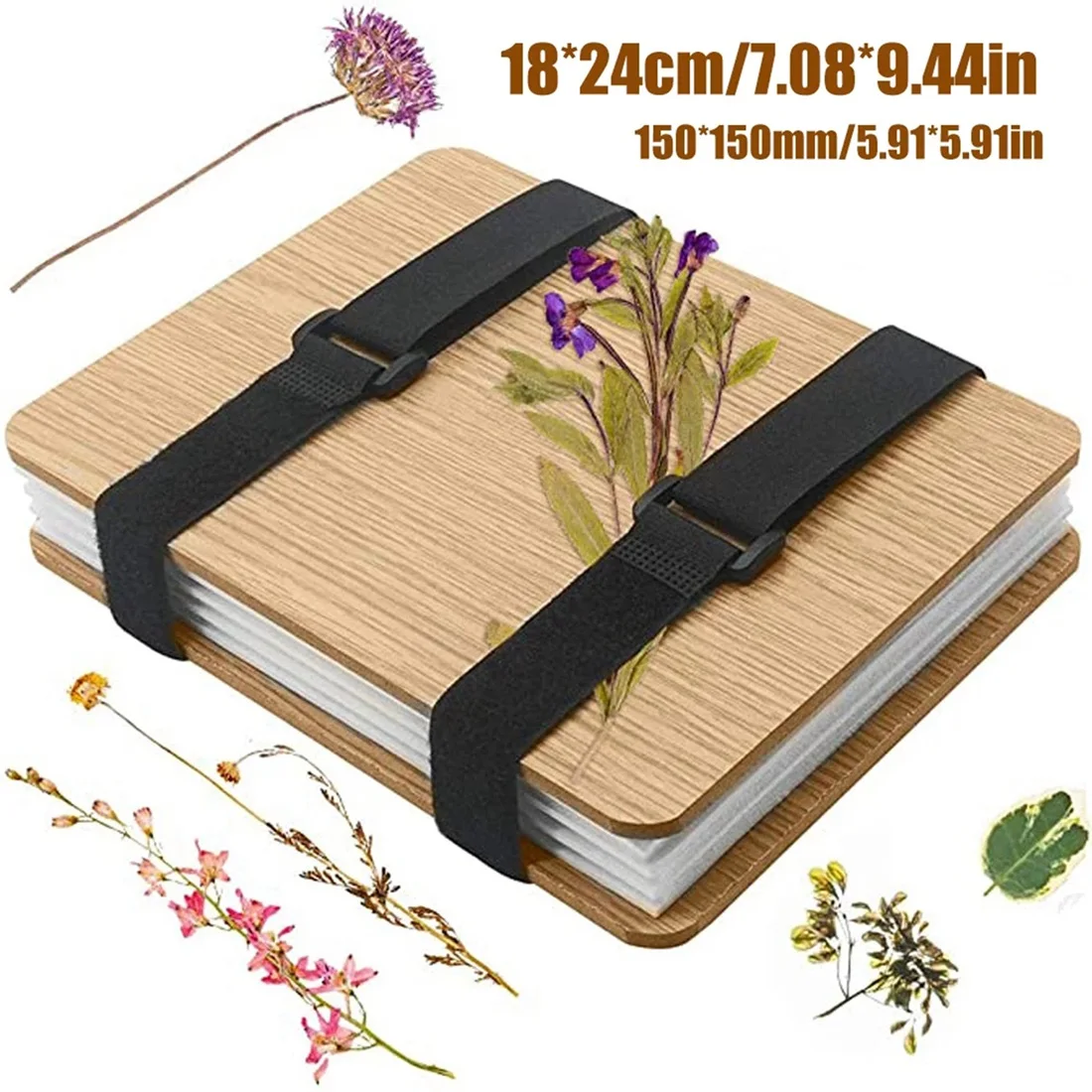 

1 Set Plant Specimen Tool Kit DIY Dry Flower Press Wooden Plant Press Tool Flower Press Kit Plant Leaf Press Set-[LUCK 9]