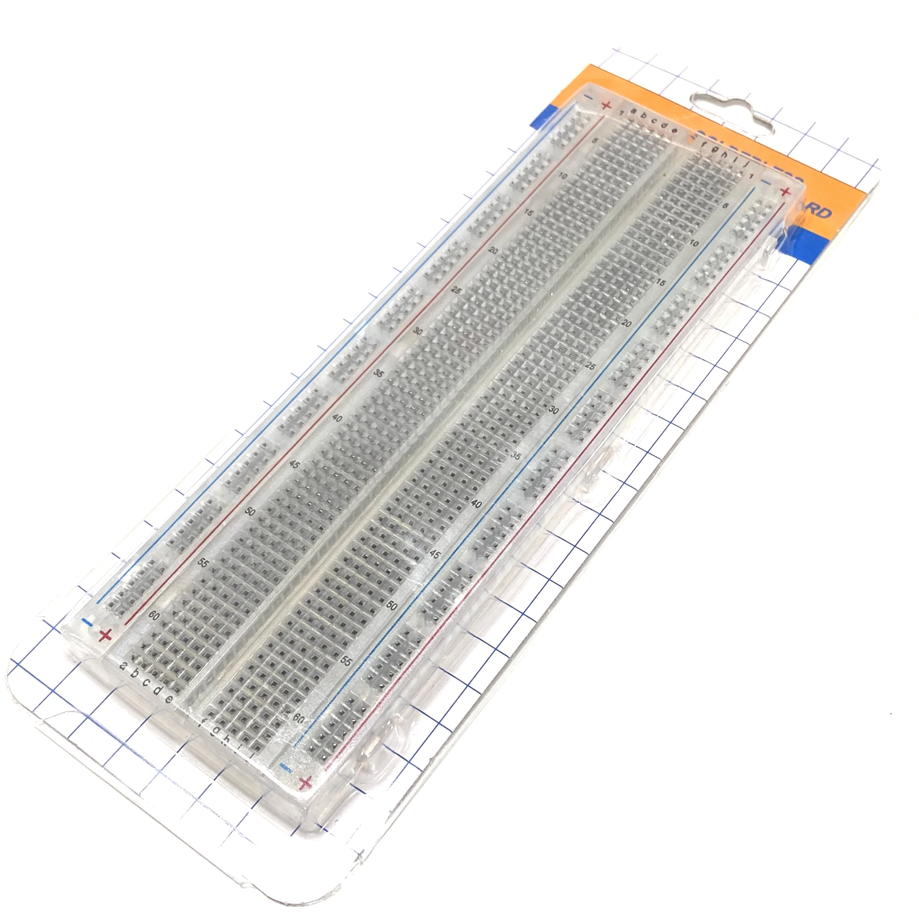 MB102 Transparent Breadboard 830 Point DIY Solderless PCB Bread Board MB-102 MB102 Test Develop