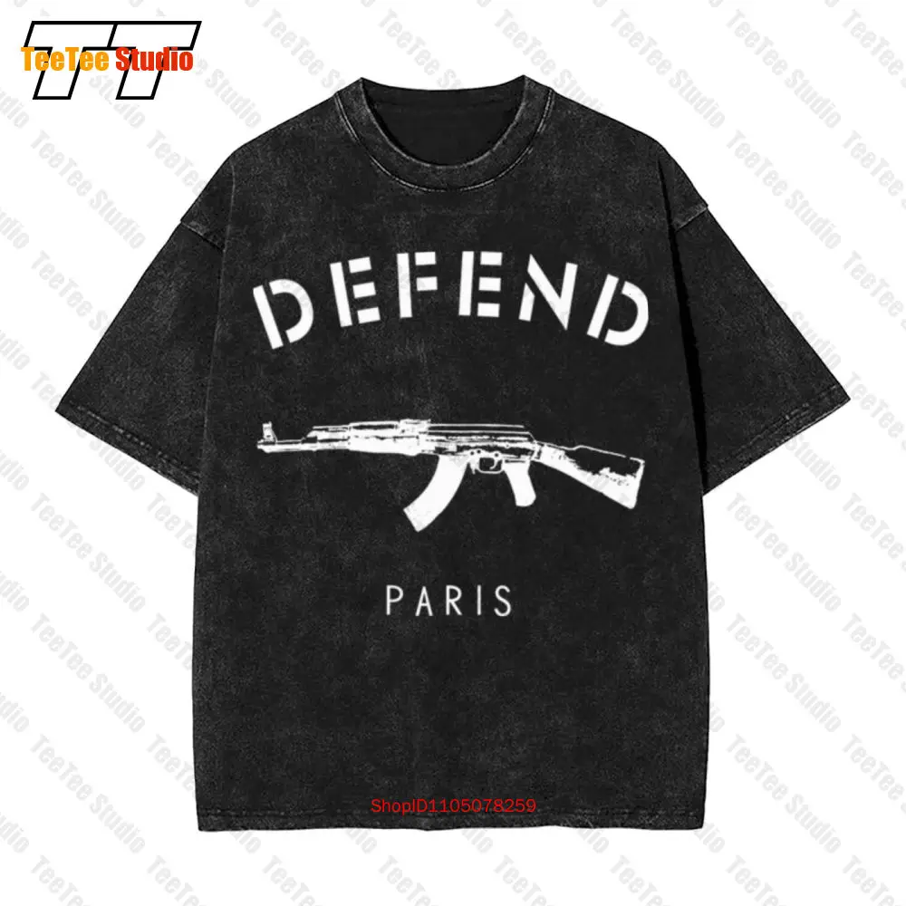 Defend Paris 3D Print Ak47 S Casual Swea  Oversized T-Shirt UEXY
