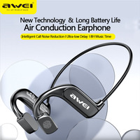 Awei A897BL Air Conduction Headphones Wireless Bluetooth 5.3 Earphones With Neckband Hifi Stereo Sports Headset For Running