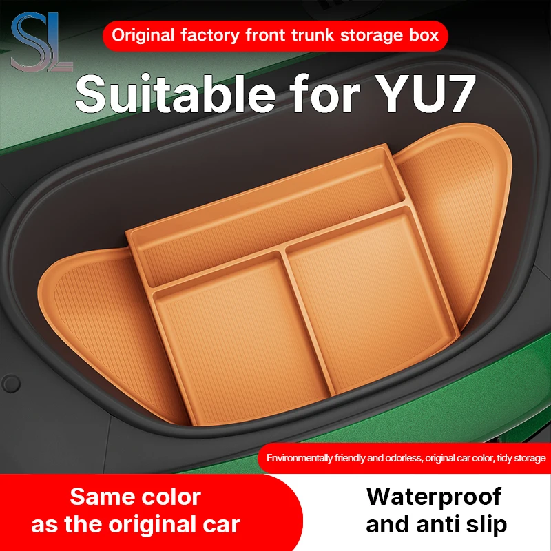 

Custom Front Organizer Box For Xiaomi Yu7 2025 2026 Front Storage Box Cover Leveling Interior Modification Accessories