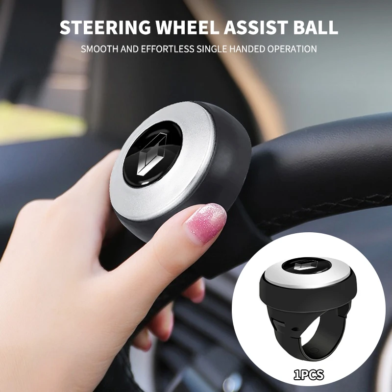 Steering Wheel Booster Ball Knob 360 Degree Car Booster Clip For Renault Kadjar Megane Clio Koleos Espace ZOE QM6 Captur Scenic