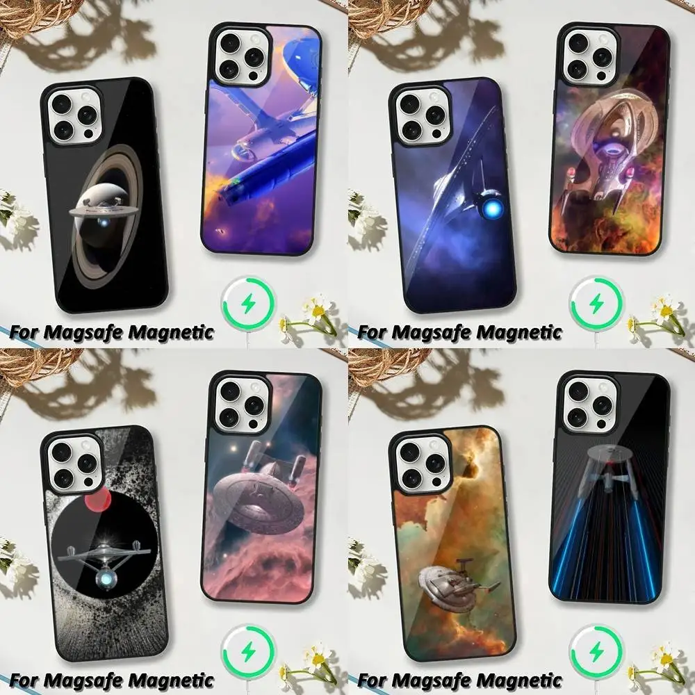

Star Trek Ships Phone Case For iPhone 14,13,12,11,Plus,Pro,Max Magsafe Magnetic Wireless Charging