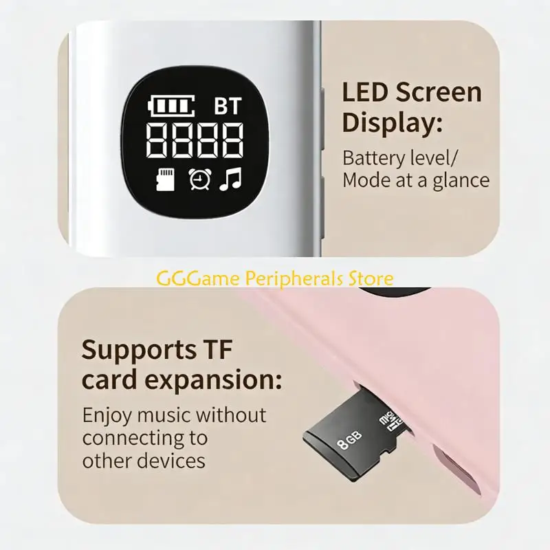 

U55B Tiny Sleep Sound Device Applying Vibration Method And Adjustable Strength For Side Sleep Position