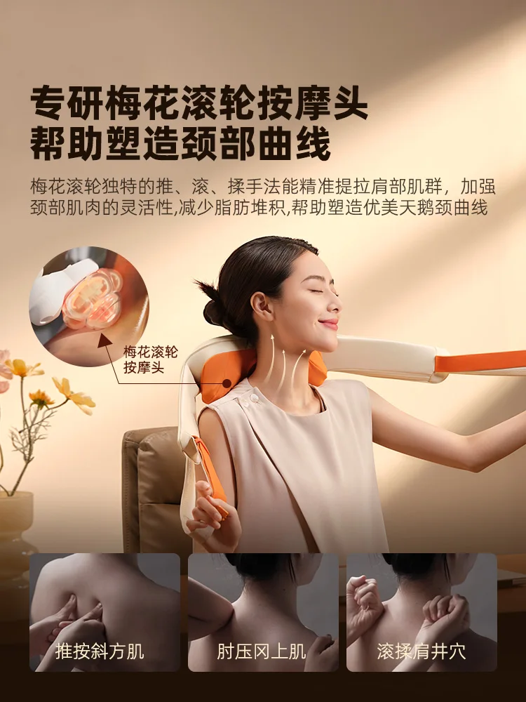 

N6mini Массажер для плеч и шеи Разминающий шейный массажер Подлинная защита шеи Талия Спина