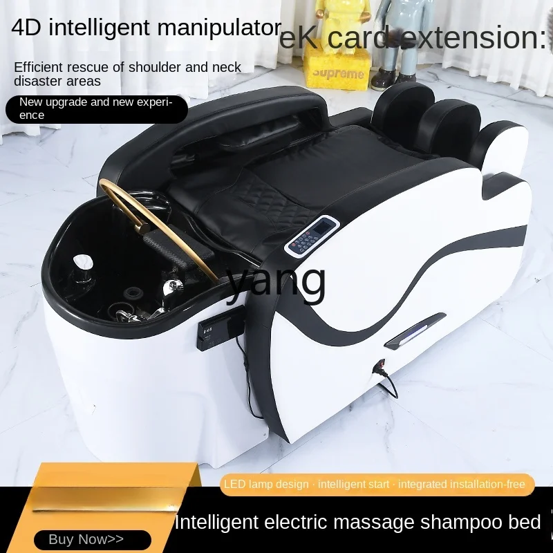 CX Automatic Intelligent Electric Massage Shampoo Bed Barber Shop for Hair Salon Water Circulation