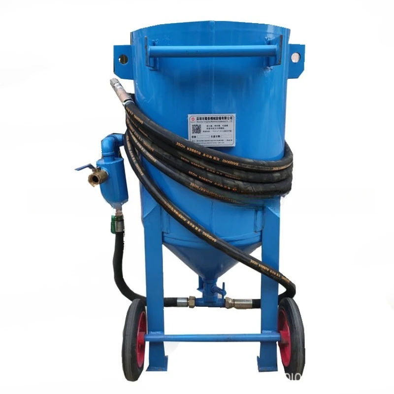 Derusting sandblasting machine, construction site derusting sandblasting machine, high pressure sandblasting machine