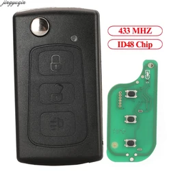 Jingyuqin Flip Remote Car Key Control 433Mhz ID48 For Great Wall Haval Hover H3 H5 3 Buttons Aftermarket Fob Gernuine Parts