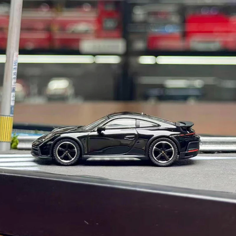 

MINI GT 1:64 #958 911 Dakar Black Alloy Simulation Car Model Collection Display Ornament Toy Gift