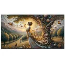 5d Diamond Painting Klimt style of a beautiful profile godess,Cross Stitch Kits DIY Diamond Mosaic Embroidery Large Size