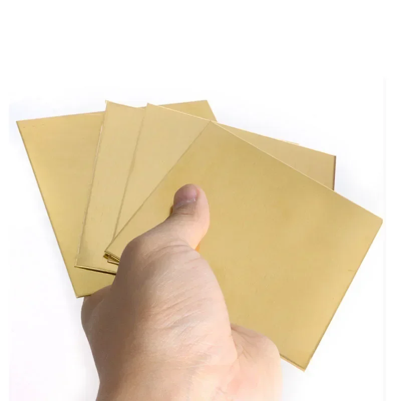 1pc 0.3mm 0.5mm 0.6mm 0.8mm 1mm 1.2mm 1.5mm 2mm 3mm 4mm 5mm 6mm  Brass Strip Copper Sheet Foil Metal Thin Plate Latten thickness
