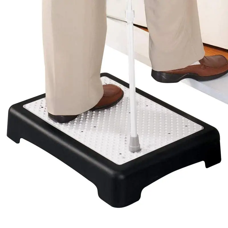 Portable Step Stool Anti Slip Mobility Step Stool Half Step Platform Step Riser for Elderly Disabled Shower Cars Safe Stairs