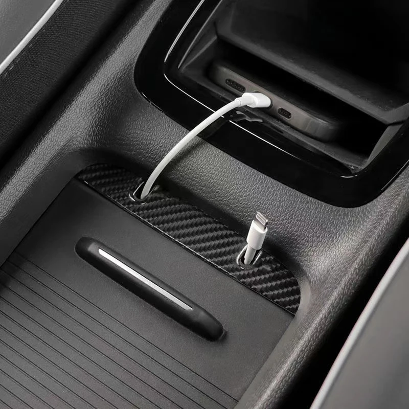 Für Volkswagen VW ID.3 2021 2022 2023 Zentrale Konsole Ladekabel USB Hub Organizer Docking Station Dekoration Zubehör – Detail 8