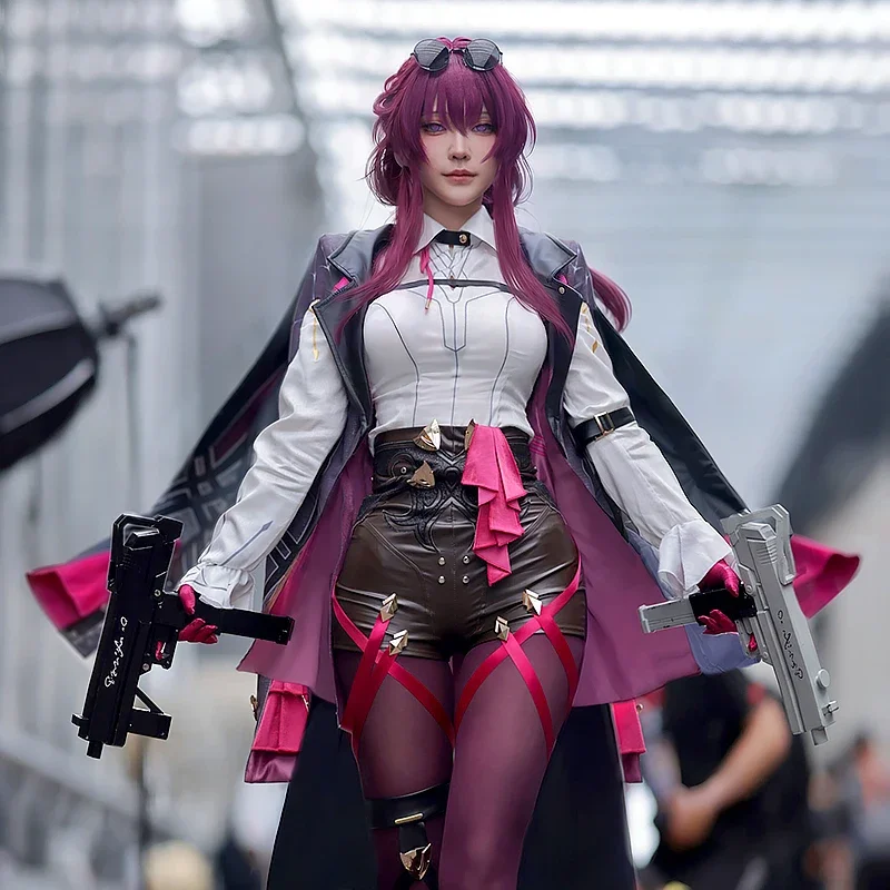 Kafka cosplay costume game honkai star rail Kafka combat women uniform Halloween party role play outfit