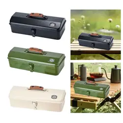 Tool Box Latch Closure Latch Closure Easy Access Household Portable Tool Case Container Multifunctional Tool Box for Workshops