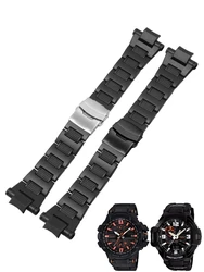 For Casio Air Fighter GW-A1100 4000 Ga1100 Sports Series Mountain Climbing Black Plastic Steel Lightweight Watch Band G-SHOCK