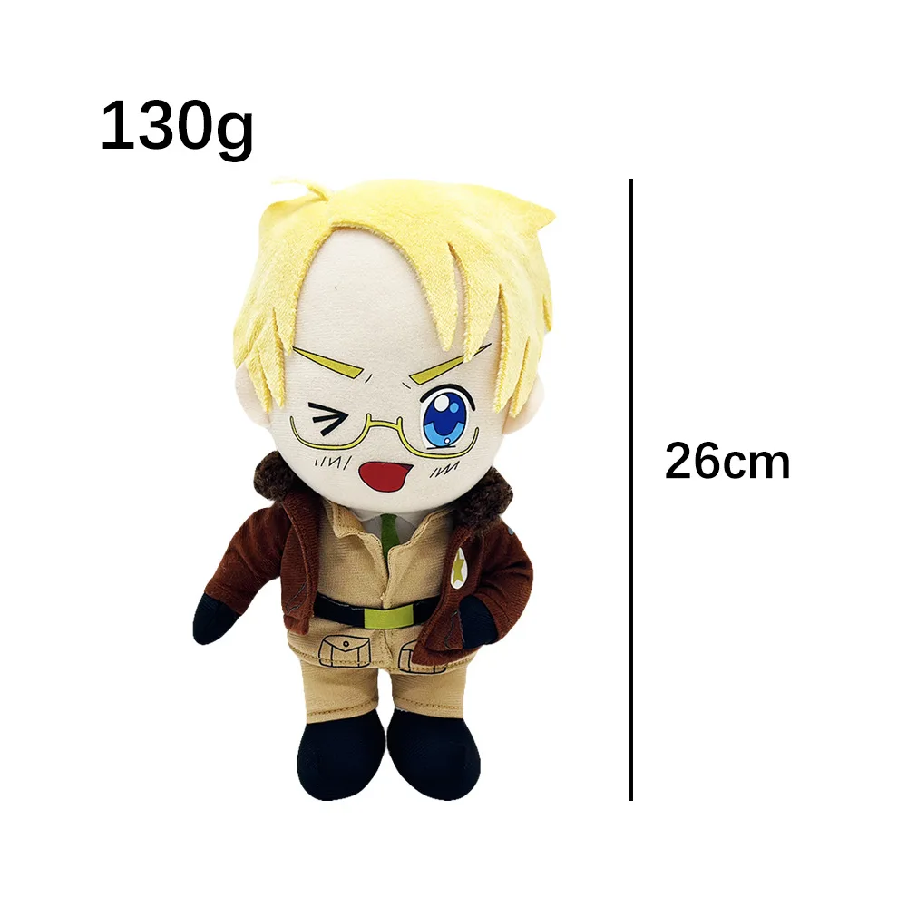 Nieuwe 26 cm Op Voorraad Hetalia: Asmogendheden Pluche Schattige Pop Katoenen Pop Anime Randapparatuur Knuffel Speelgoed Halloween Kerstcadeau