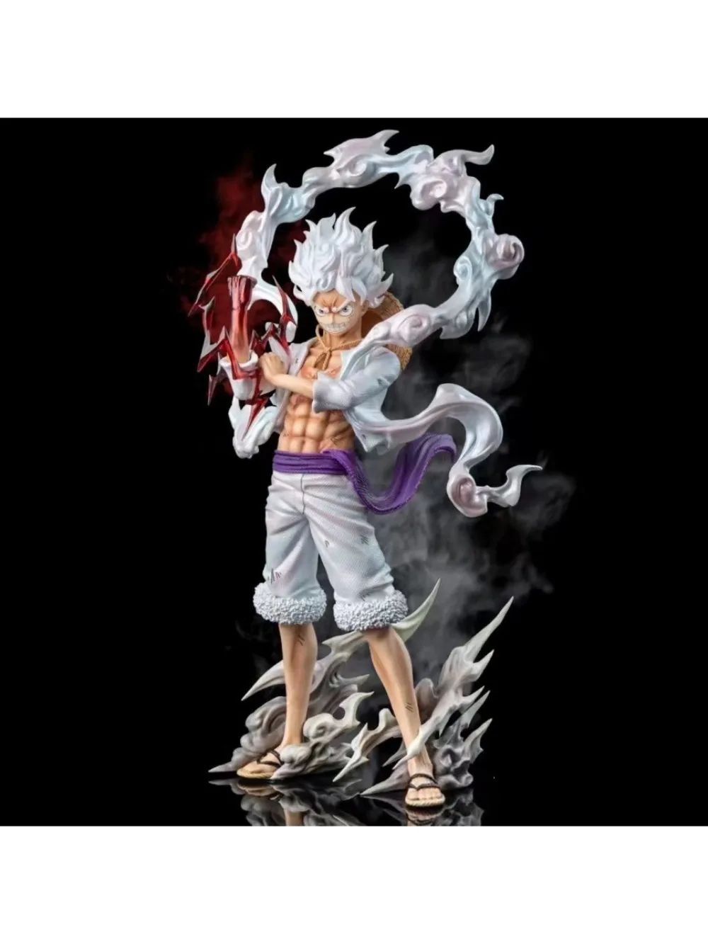 25cm/9,84 Zoll Anime-Figur 5 Gear Luffy One Piece Figur Nika Luffy Figur PVC-Statue Sammlermodell Spielzeug Geschenke