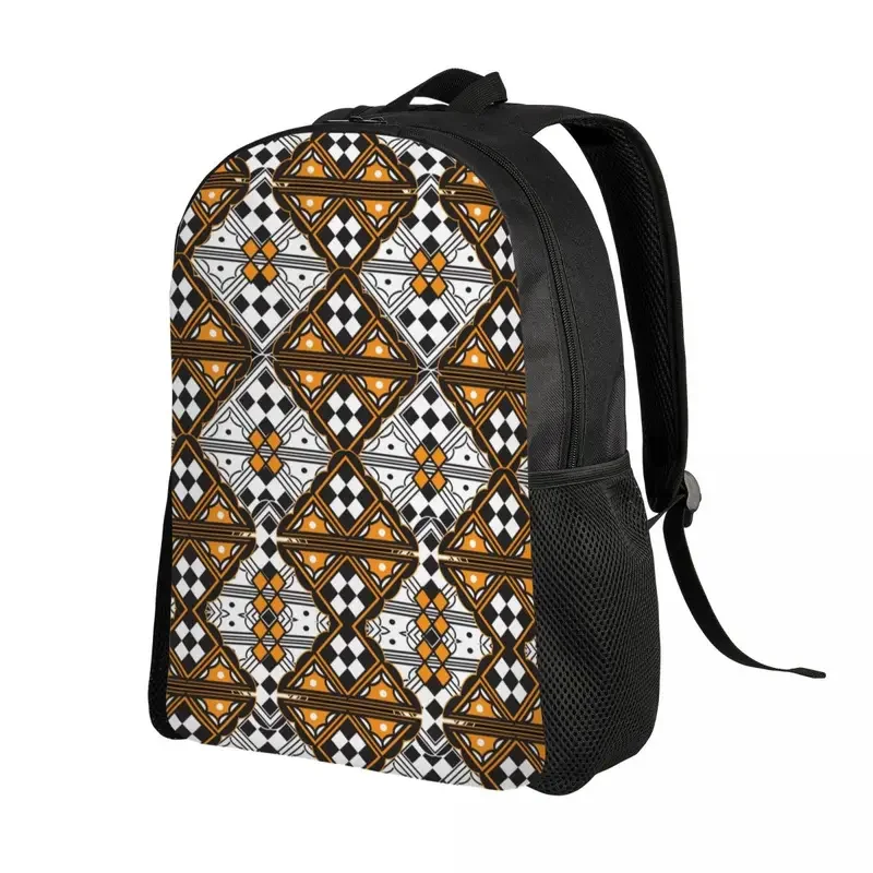 Kabyle Pottery Geometric Pattern Travel Backpack Men Women School Laptop Bookbag Geometry Morocco College Student Daypack Bags