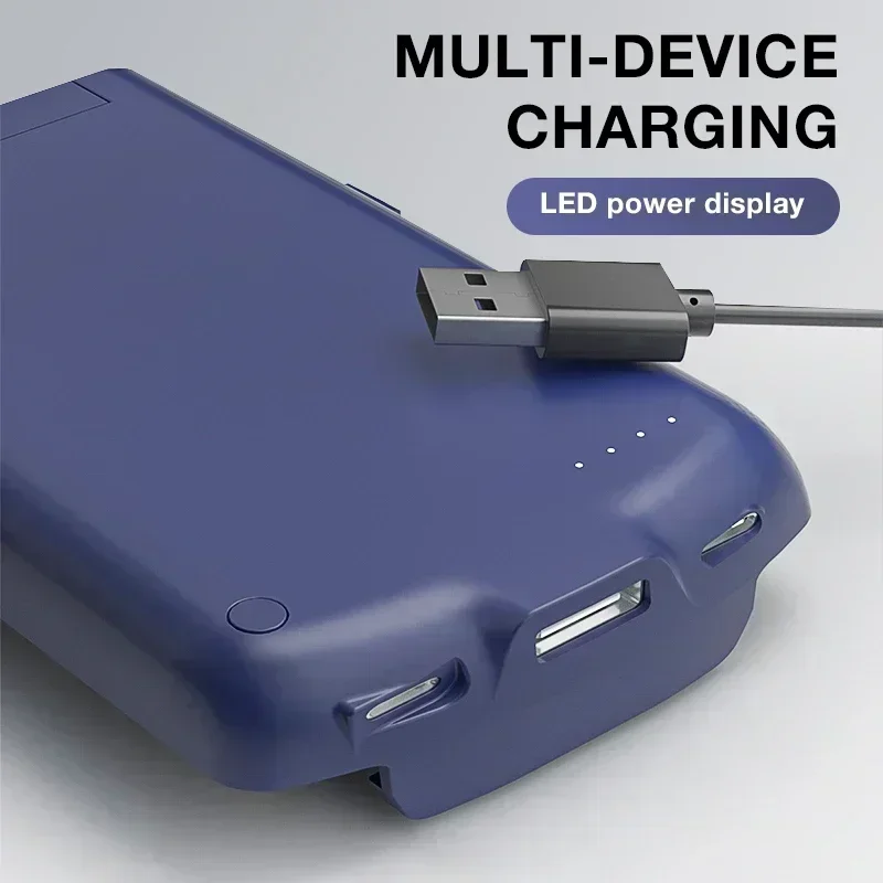 เคสชาร์จแบตเตอรี่ 10000mAh สำหรับ iPhone Huawei Samsung Vivo Xiaomi พอร์ต Type-C พาวเวอร์แบงค์สำหรับ iPhone 17 16 15 14 13 12 11 Pro