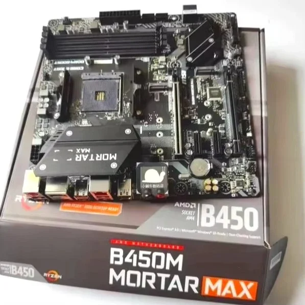 For MSI B450M MORTAR MAX desktop computer main board M2 hard drive support Ryzen 5600