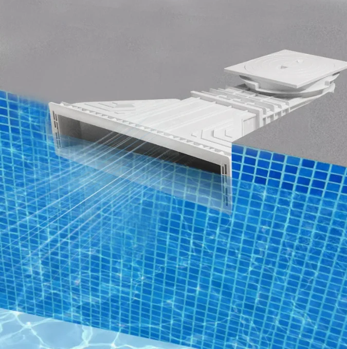 Surface swimming pool slag skimmer wide mouth leaf impurity collector swimming pool water treatment equipment