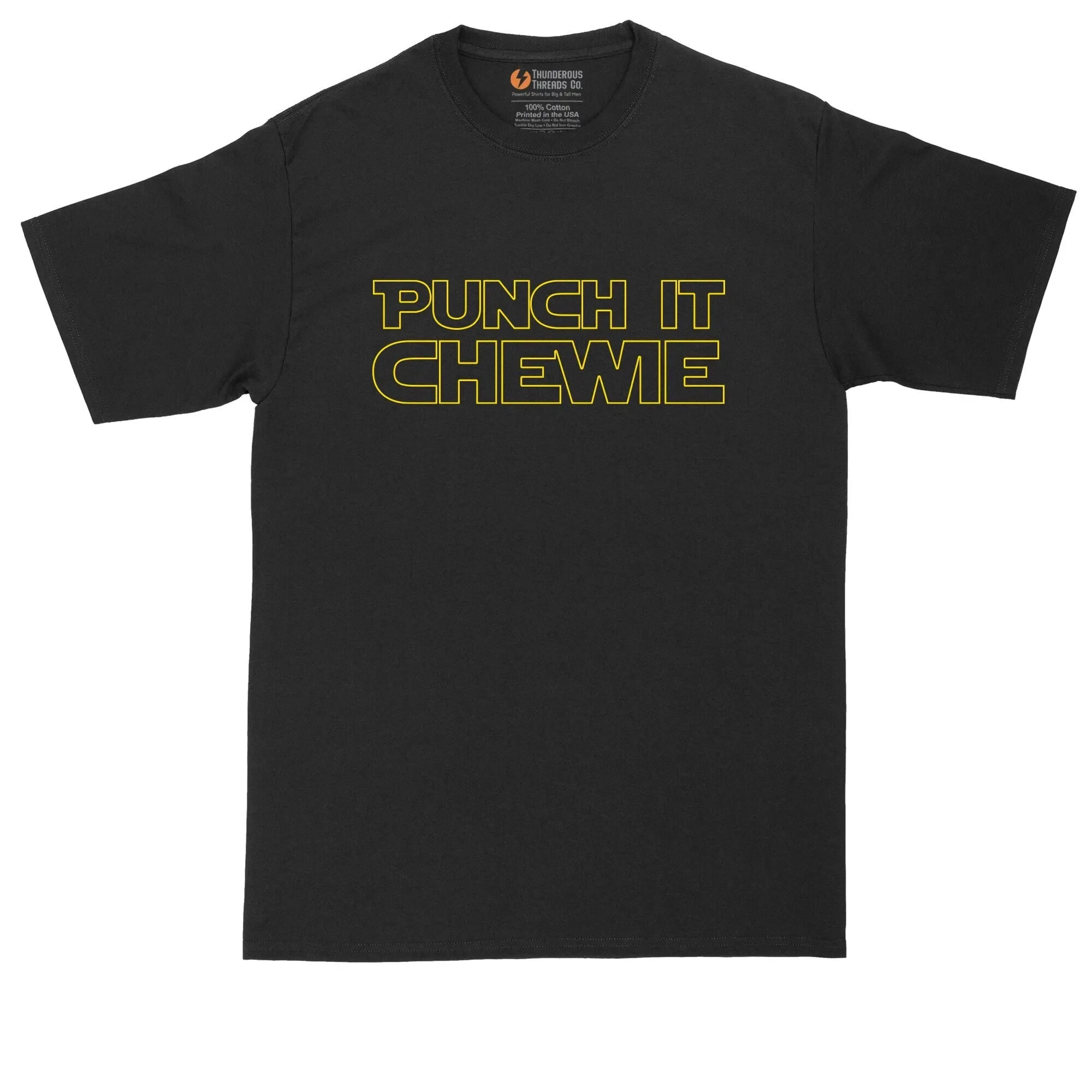 Punch It Chewie Mens Big And Tall T Shirt Funny