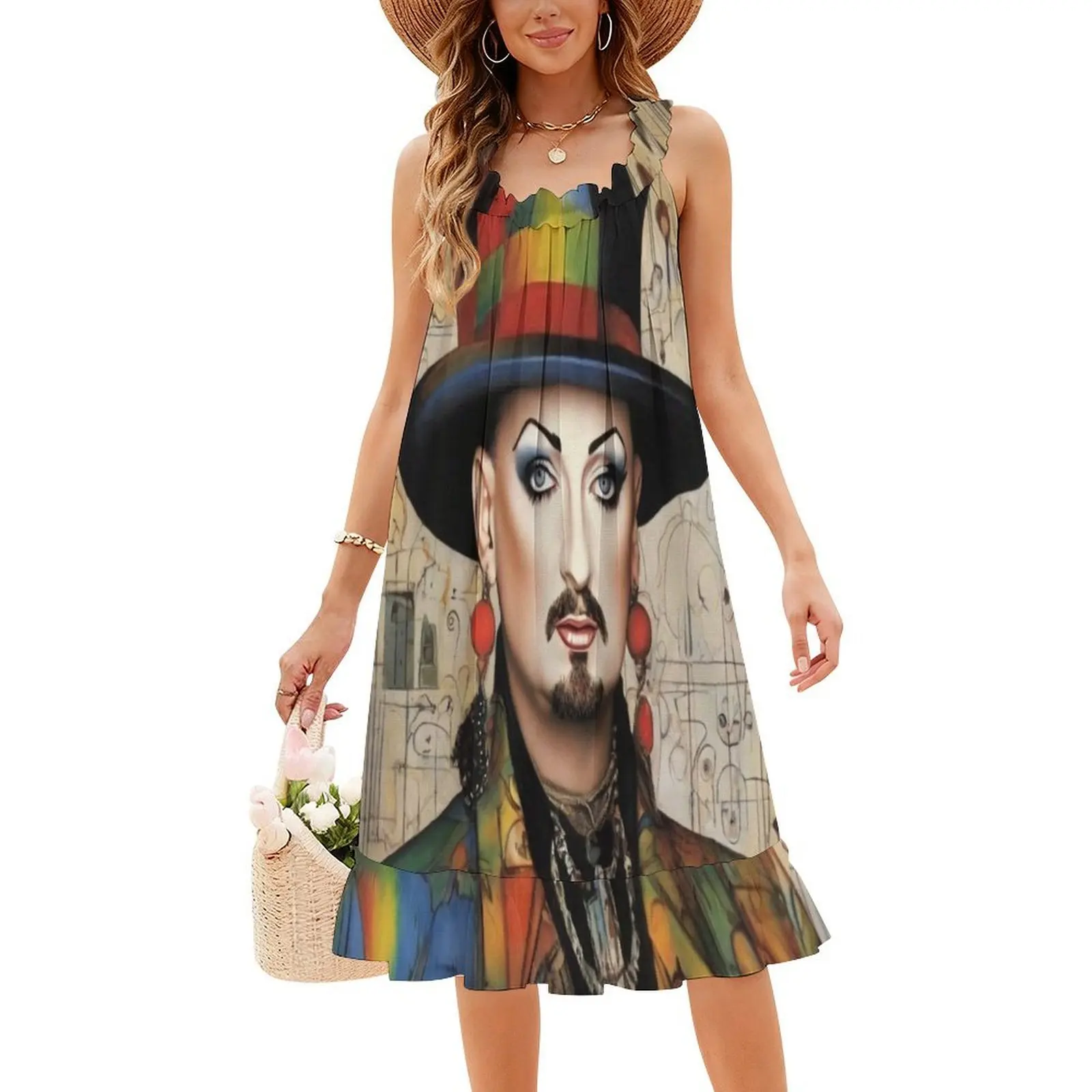Boy George : The Art Of Unique Musical Expression Boho Chic Dress Elegant Fashion Beach Wedding Party Gown Boy George Music