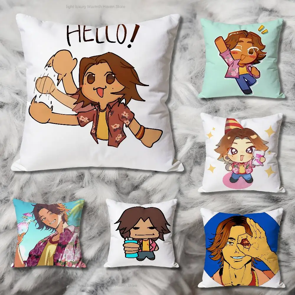 

M-Mouthwashing Daisuke Various Sizes Square Pillow Case For Car Home Bedchamber Decor Custom Valentine gift