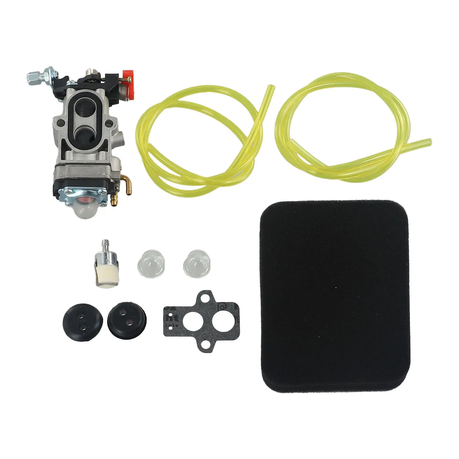 Replacement Carburetor Kit with Fuel Filter Air Filter Bulbs Washer and Fuel Pipes for 150BT 150BF 350BT 350BF 560BTS