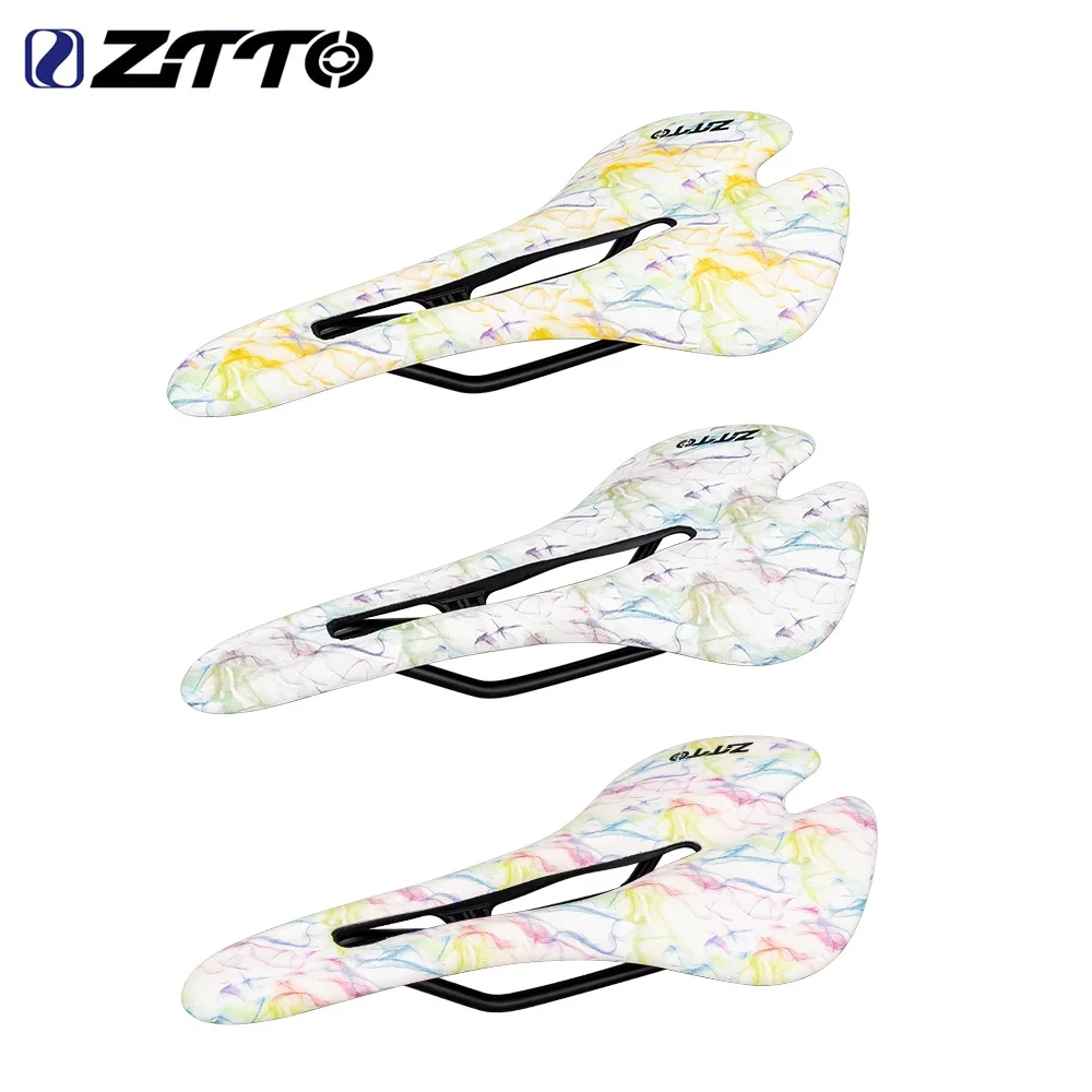 ZTTO 6610 Bicycle Saddle MTB Road Bike Racing Saddle Seat PU Breathable Soft Riding Seat Cushion Cycling partst