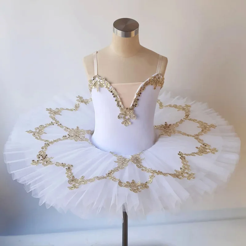 Pink Blue White Ballerina Dress Professional Ballet Child Kids Girls Adult Swan Lake Costumes Balet Tutu Dress Woman Outfits