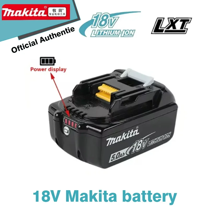 100% original makita 18v 6.0ah bateria recarregável, para makita bl1830 bl1830b bl1840 bl1840b bl1850 bl1850b bateria de ferramentas elétricas