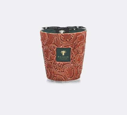 

'Brame Artemis' candle, medium, ochre red Baobab Collection