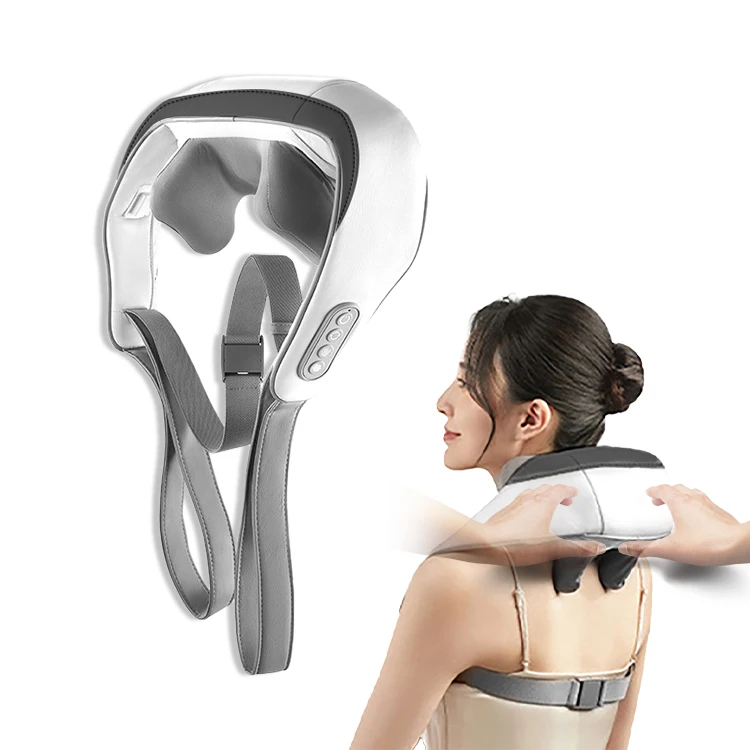 

Deep Kneading 8D Trapezius Muscle Massage Electric Neck Massage Machine Heating Wireless Shiatsu Neck & Shoulder Massager