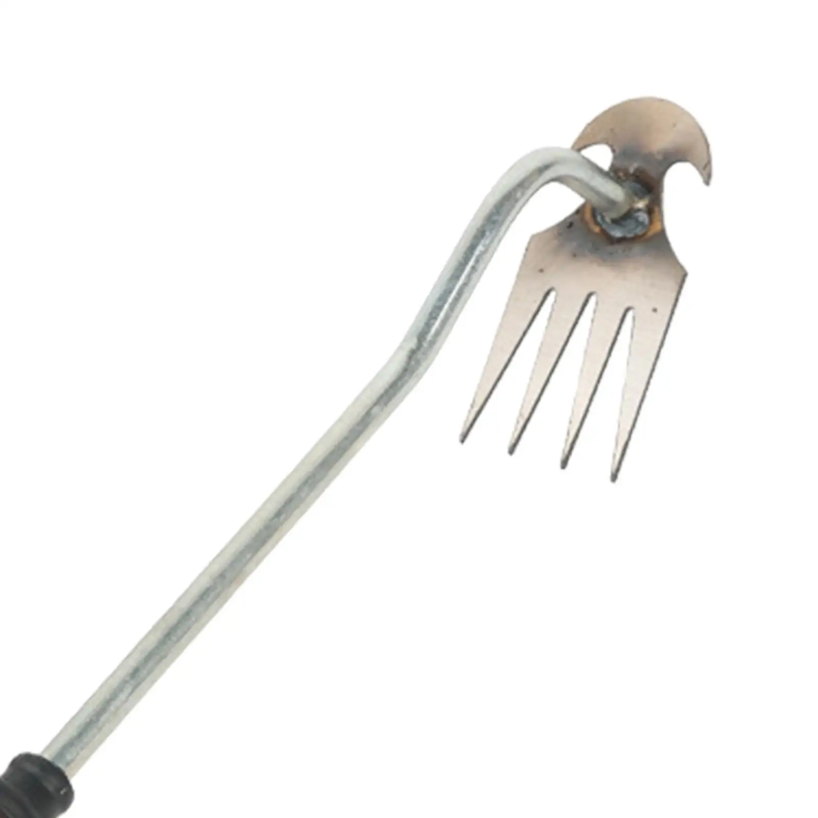 Garden Rake Weeding Tool Rubber Handle Weed Puller Tool for Garden Sturdy