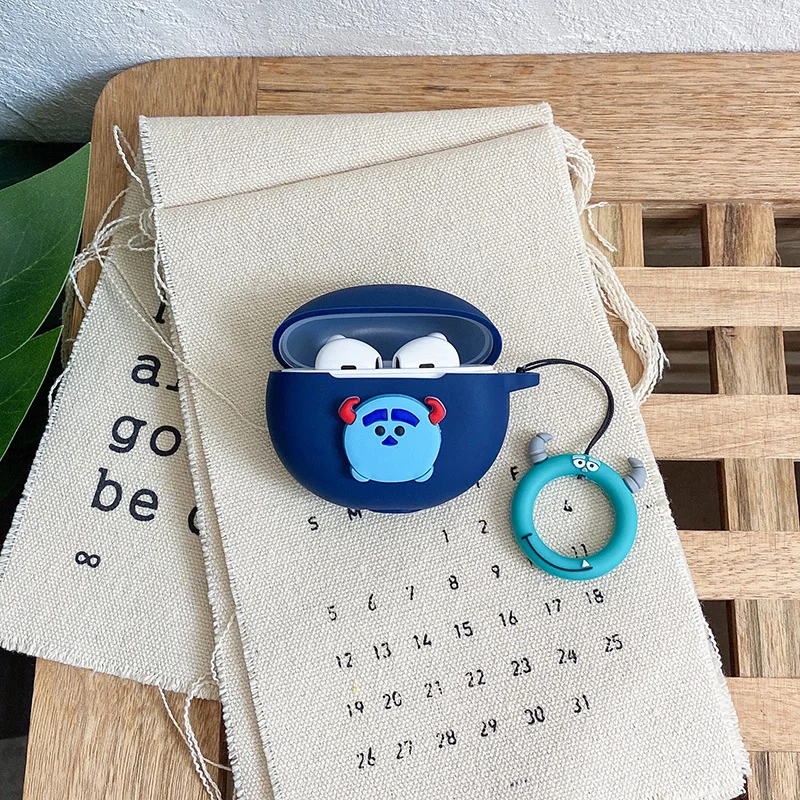 DIY Cartoon Headphone Case For Huawei Freebuds 7i Cute Protective Case For Huawei Freebuds 6i 5i Soft Silicone Protective Cover