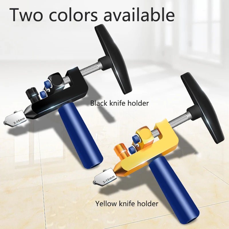 2 In1 Ceramic Tile Glass Divider Cutting Tool Glass Tile Cutter Portable Construction Cutter Diamond Cutting Tool Slice Locator