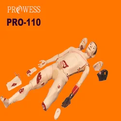 PRO-110 Full functional medical trauma nursing training manikin with Wound Simulation Kit