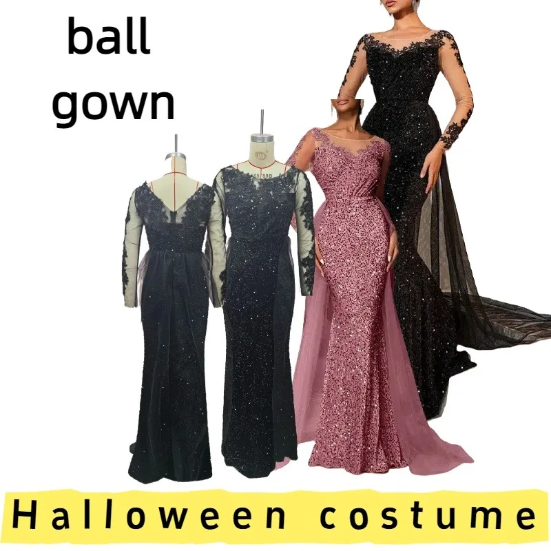 

European American Women's Ball Gown Long Dress Party Formal Evening Dress for Dance Parties Proms Banquets Weddings