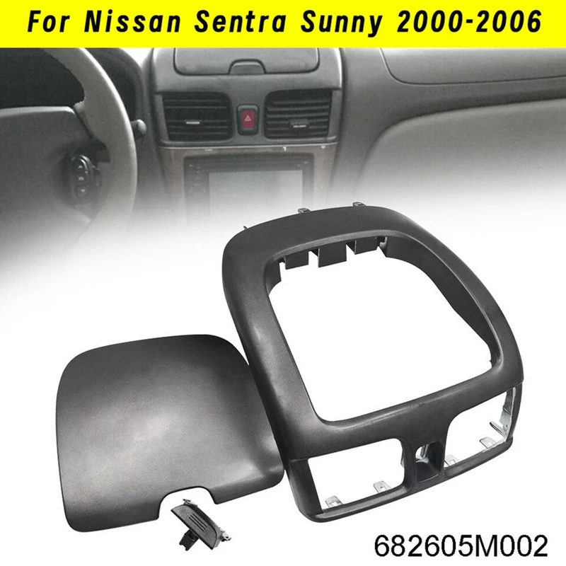 

Car Dashboard Air Conditioning Outlet Panel Cover Kit 682605M002 For Nissan Sentra Sunny 2000-2006 Parts Surround Trim Frame